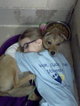 Anna hugging Baby girl